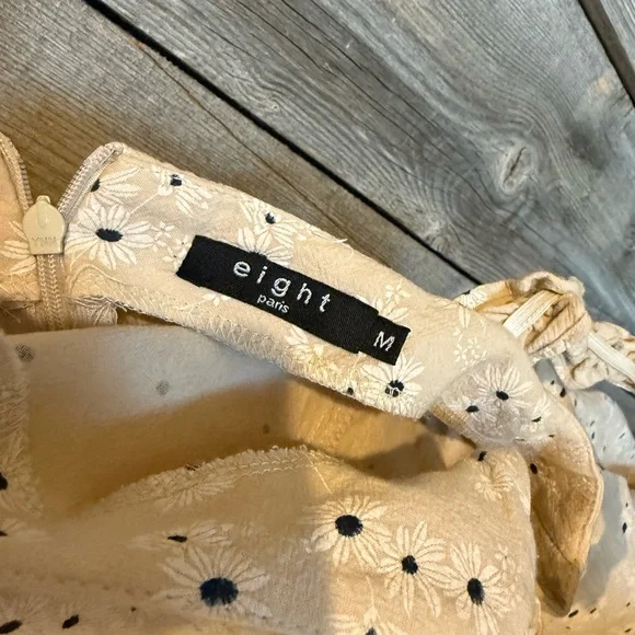 Floral Beige Jumpsuit size M - Picture 3 of 13